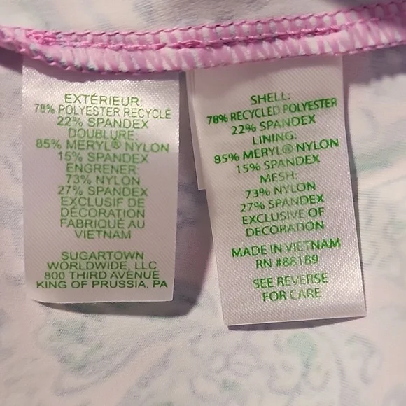 Lilly Pulitzer Luxletic Deidra Dress in Lilac Rose We Mermaid It Size Large. NWT - Picture 14 of 14